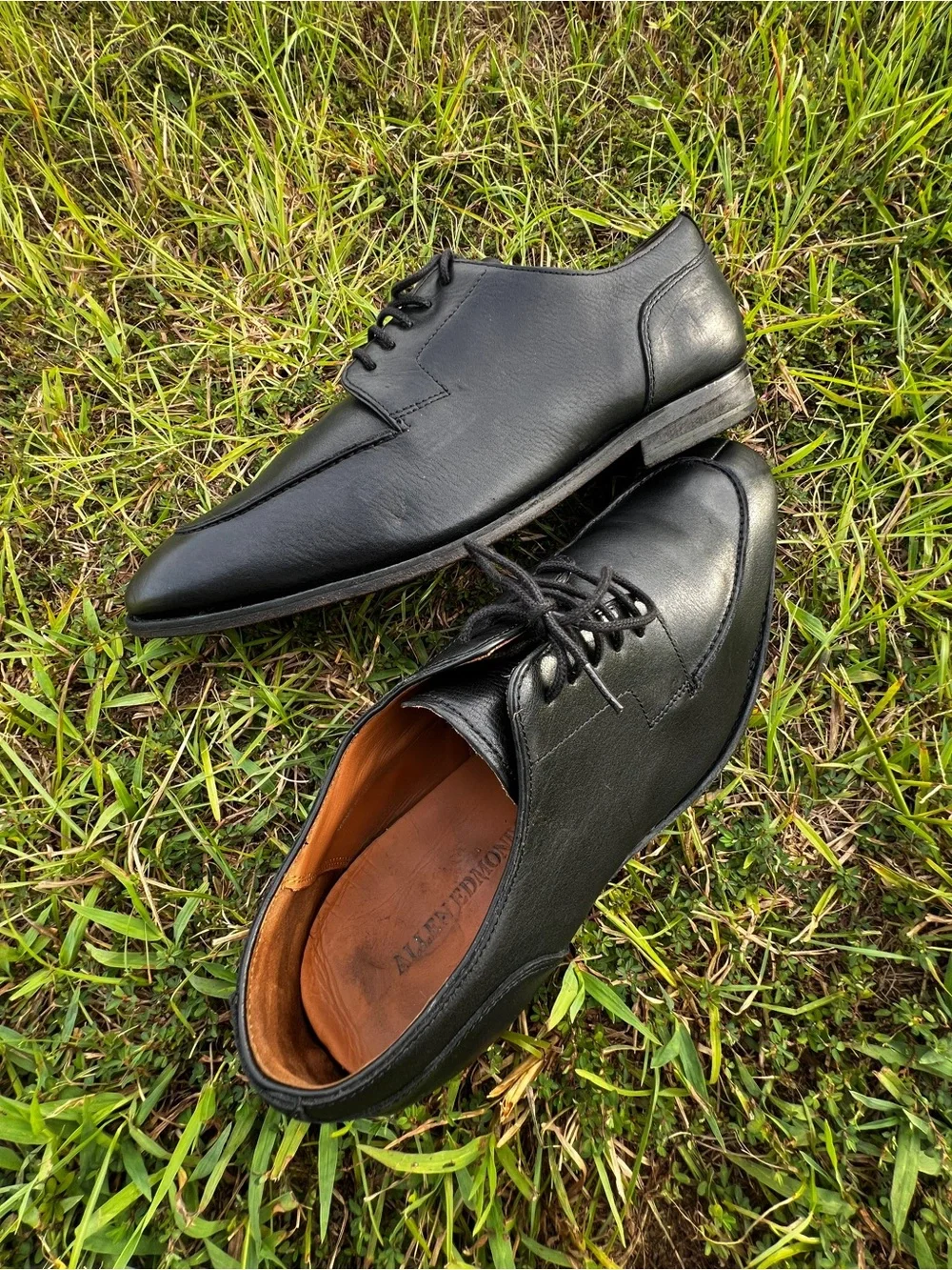 CLEAN Allen Edmonds size 11.5 Watson Derby Black Dress shoes